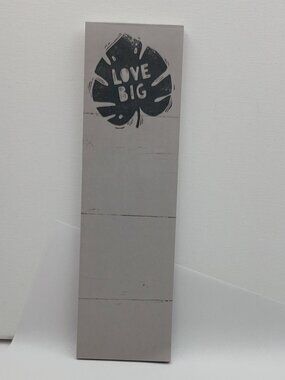 Primitives by Kathy - Love Big - Magnetic List Notepad